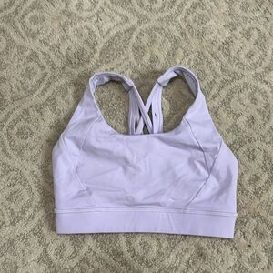 Woman’s Lulu lemon lavender sports bra.
